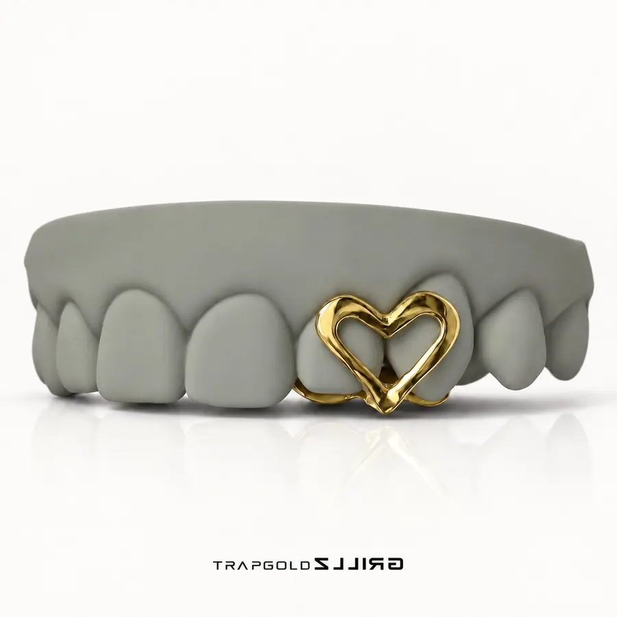 Open Heart — Yellow Gold Plated