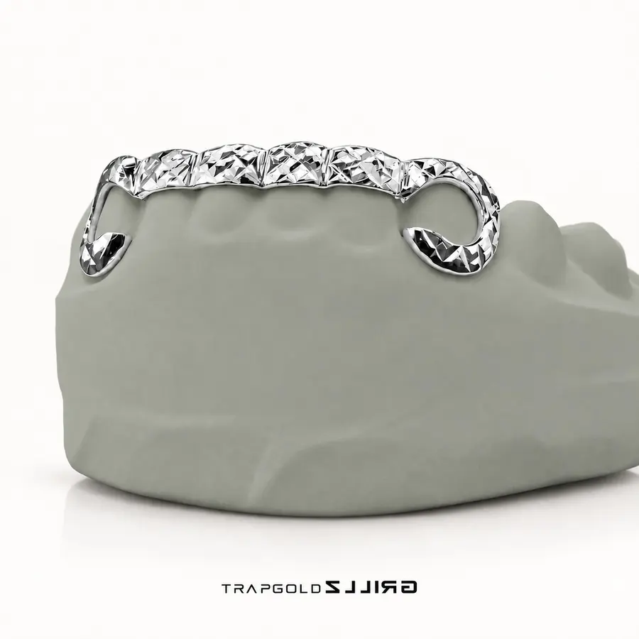 Diamond Cut C-Wrap — White Silver